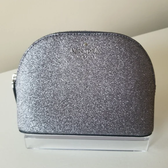Kate Spade Glitter Cosmetic Case - Picture 1 of 9